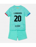 Barcelona Sergi Roberto #20 Alternativní dres pro děti 2023-24 Krátký Rukáv (+ trenýrky)